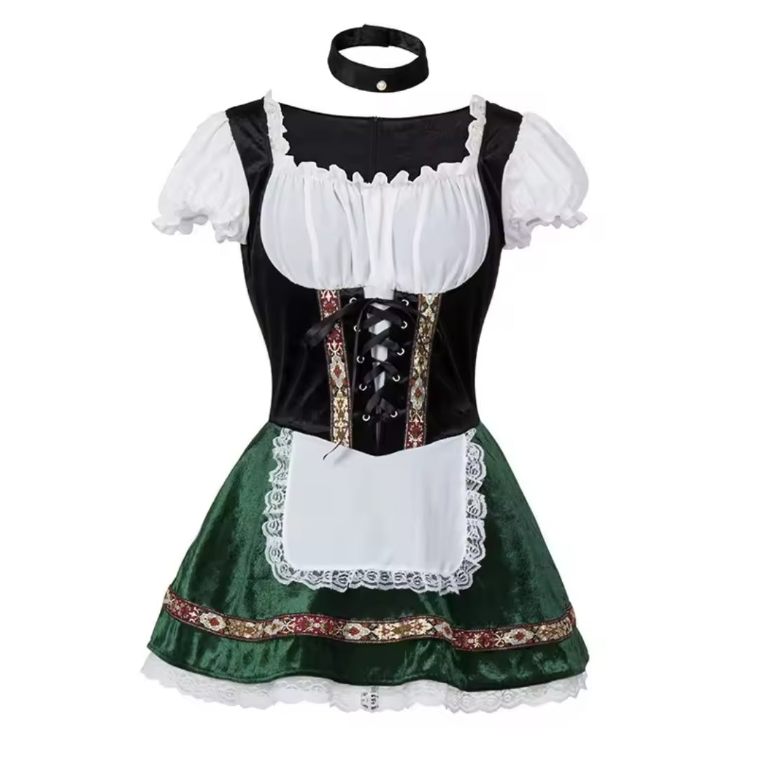 Oktoberfest Dirndl - Moderne Stijl Met Veterdetails