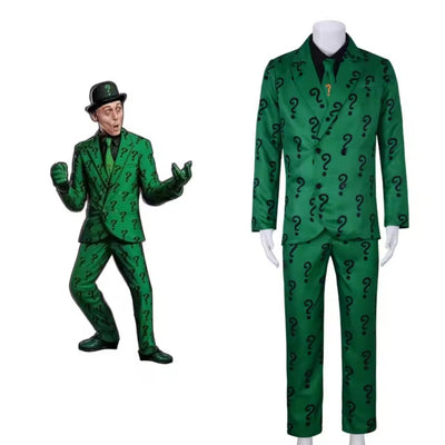 Halloween Kostuum - Riddler Complete Outfit voor Heren