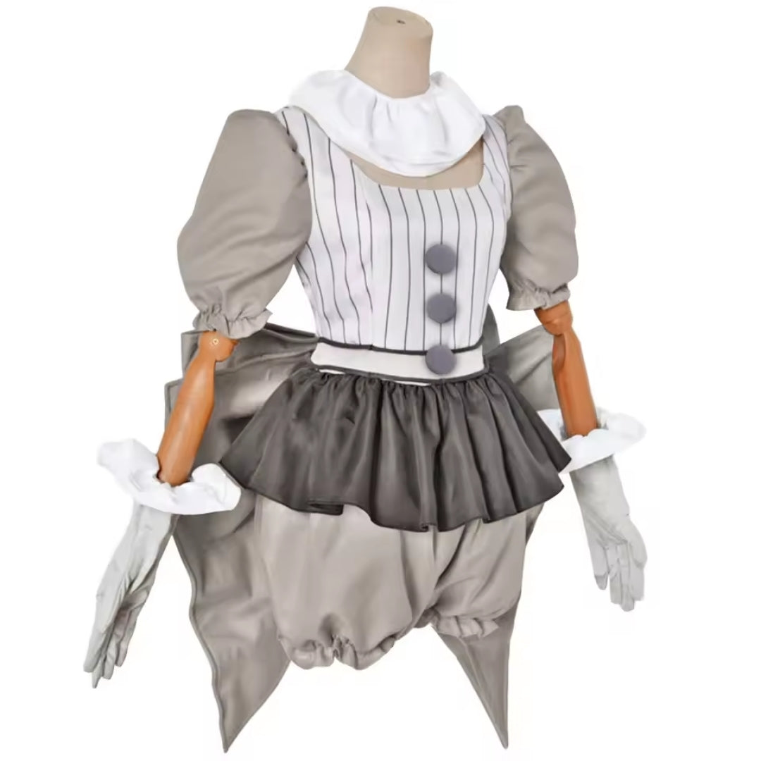 Halloween Kostuum Pennywise - Horror Clown voor Dames