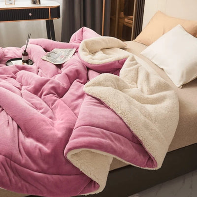 Fleece Deken - Zacht Flanellen Model Voor Bank En Bed