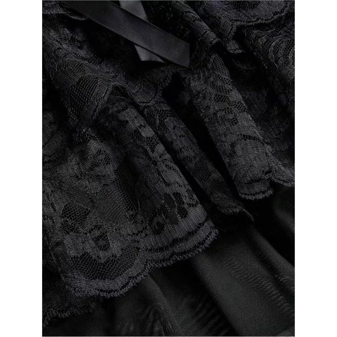 Halloween Gothic Kostuum met Korset
