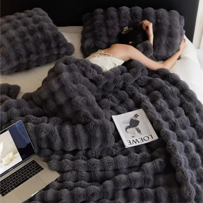 Fleece Winter Deken - Zachte Plush Stof Voor Bank En Bed