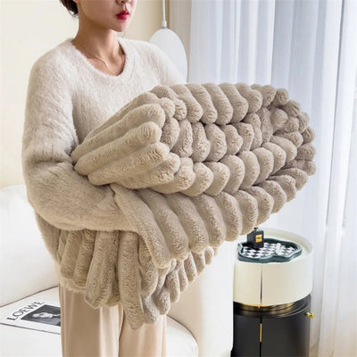 Fluffy Deken Voor Op De Bank - Ultiem Zacht & Luxe