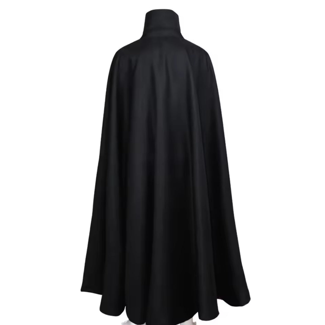 Halloween Vampier Kostuum met Cape en Metalen Ketting