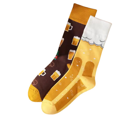 Oktoberfest Bier Sokken Verschillend - Unisex