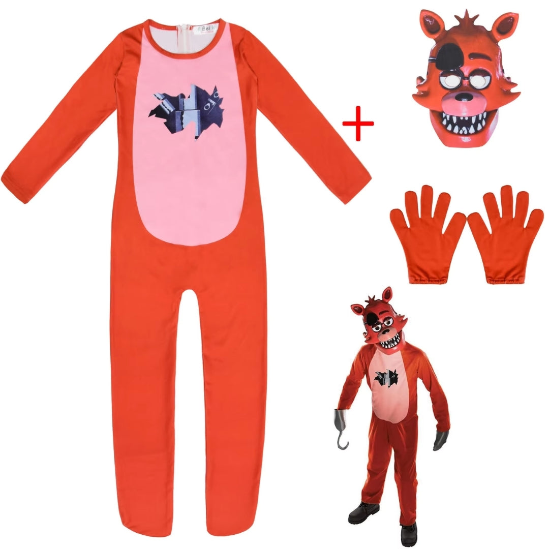 Kids Halloween Kostuum Five Nights At Freddy's - Nightmare Bonnie met Masker