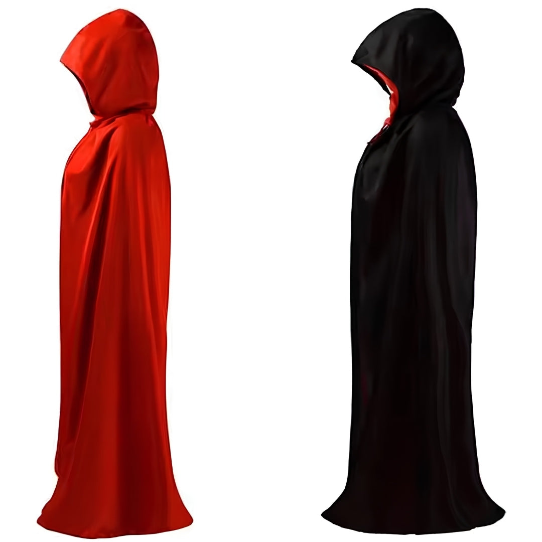 Halloween Vampier Kostuum - Cape met Capuchon