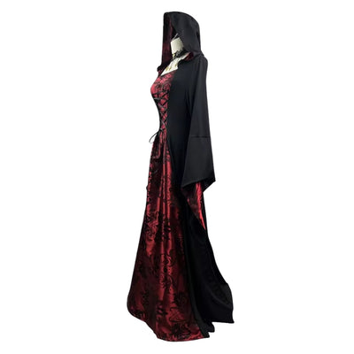 Halloween Vampier Kostuum - Middeleeuwse Gothic Stijl
