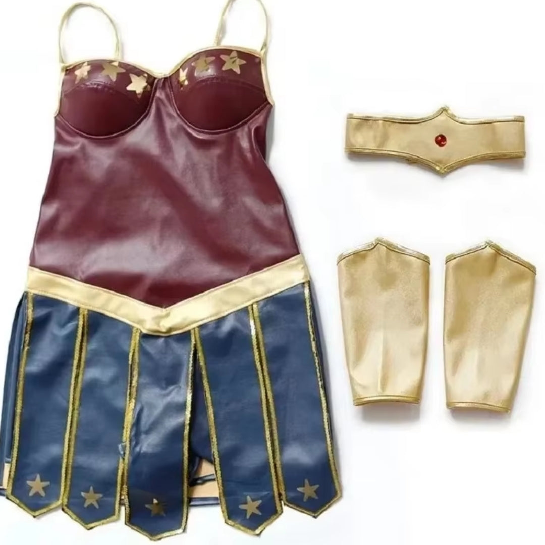 Halloween Wonder Woman Kostuum voor Dames
