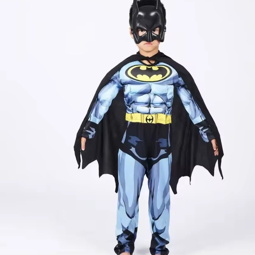 Halloween Batman Kostuum Kinderen met Cape en Masker