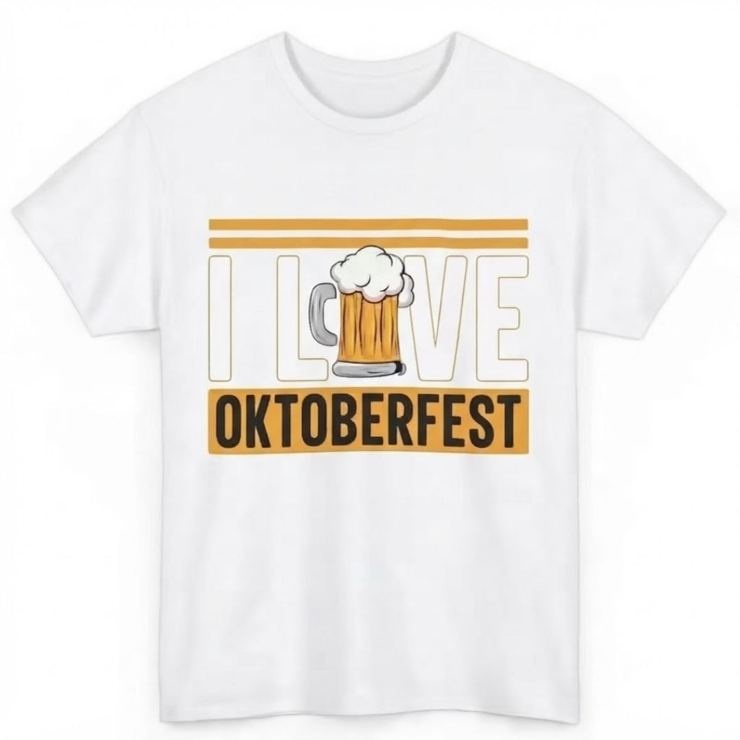 Oktoberfest T-Shirt - Feestelijke Bierprint Voor Heren