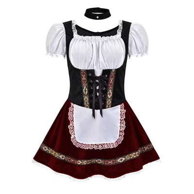 Oktoberfest Dirndl - Moderne Stijl Met Veterdetails