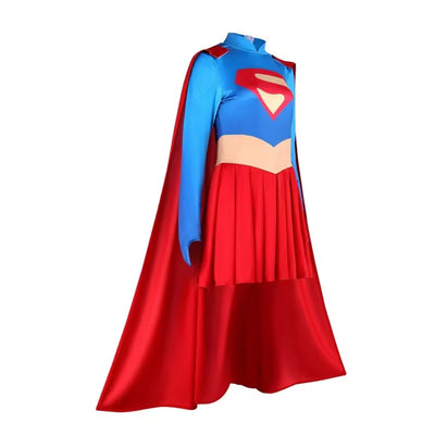 Super Woman Kostuum voor Dames met Cape