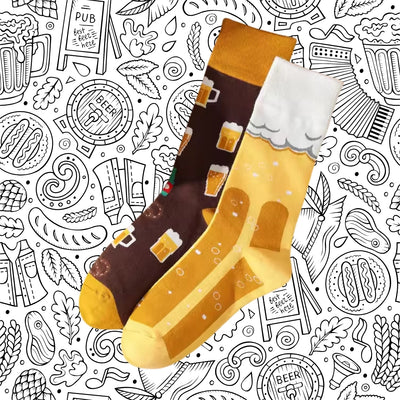 Oktoberfest Bier Sokken Verschillend - Unisex