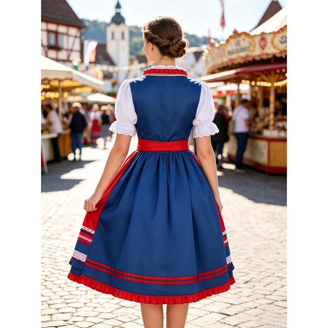 Traditionele Oktoberfest Dirndl Met Corset Pasvorm - Klara