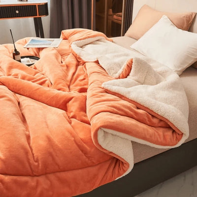 Fleece Deken - Zacht Flanellen Model Voor Bank En Bed