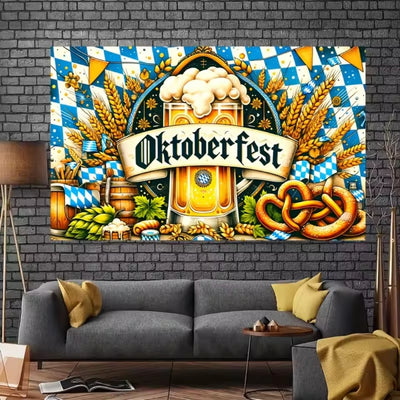 Oktoberfest Decoratie - Thema Banner In Traditioneel Duitse Banner