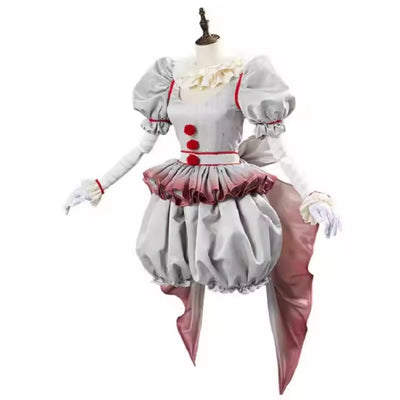 Halloween Kostuum Pennywise - Horror Clown voor Dames