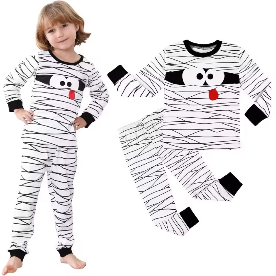 Halloween Skelet Kostuum Kinderen - Tweedelig en Lichtgevend