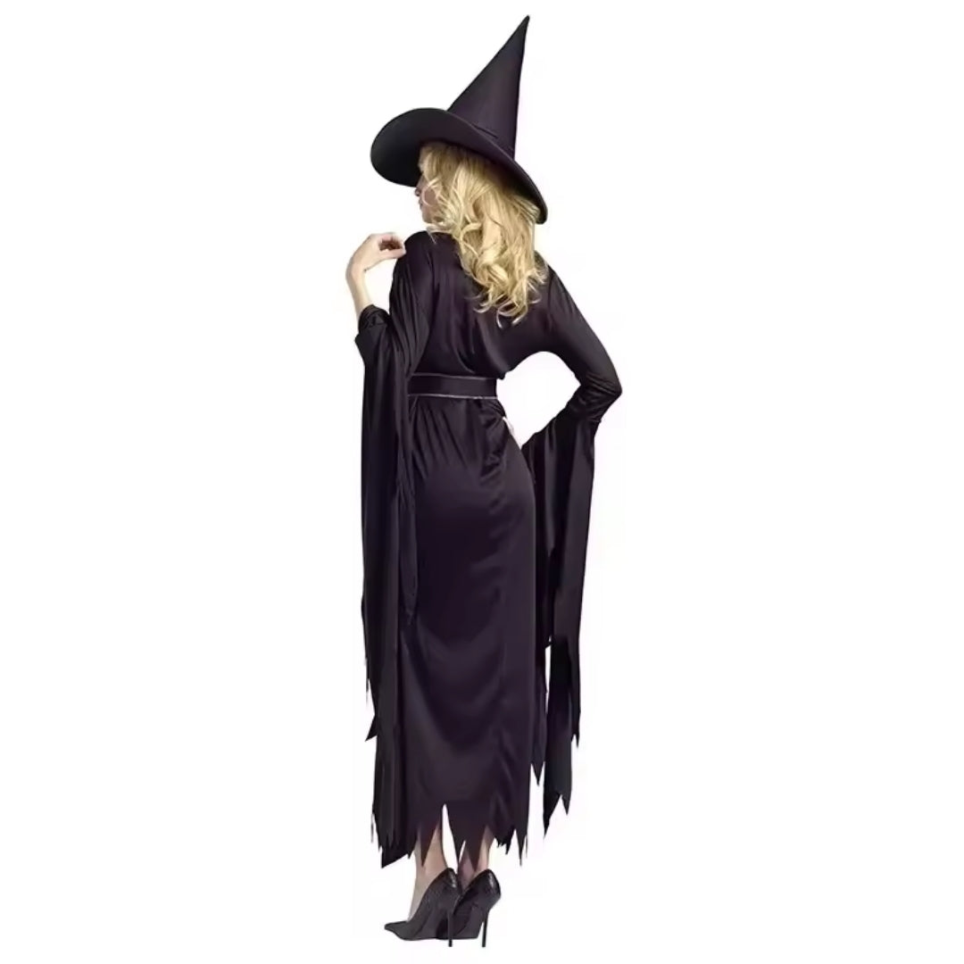 Halloween Heksen Kostuum - Black Fantasy