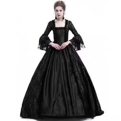 Halloween Victoriaanse Jurk met Kant - Gothic
