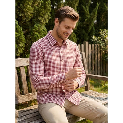 Geruite Bavariaanse Blouse Heren - Klaus