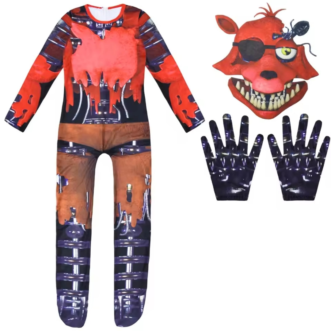 Kids Halloween Kostuum Five Nights At Freddy's - Nightmare Bonnie met Masker