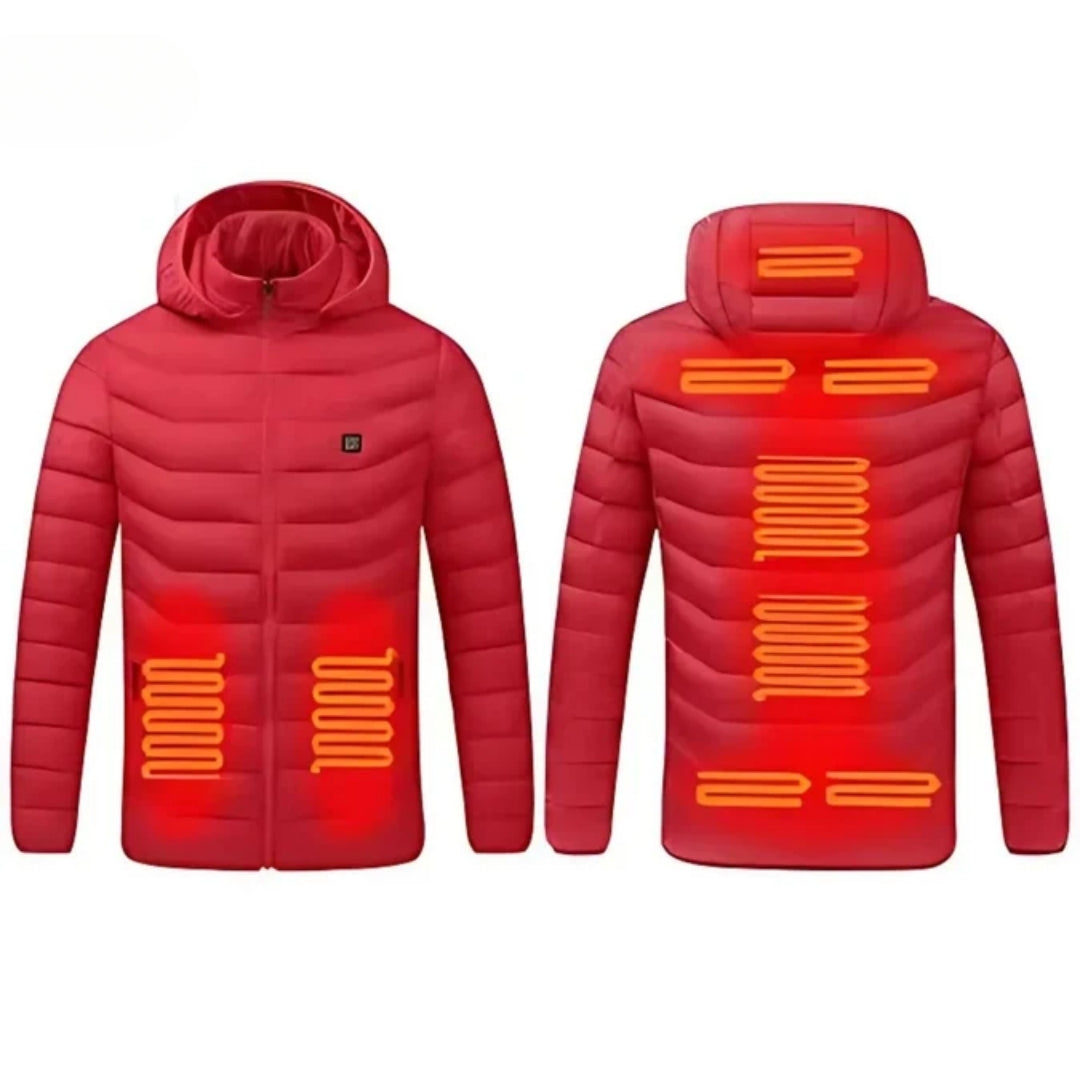 Verwarmde Jas - Slim Fit Met USB Verwarming En Capuchon