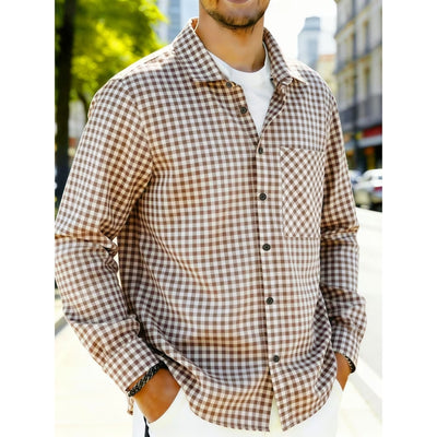 Oktoberfest Stijl Geruite Blouse Voor Heren - Karl