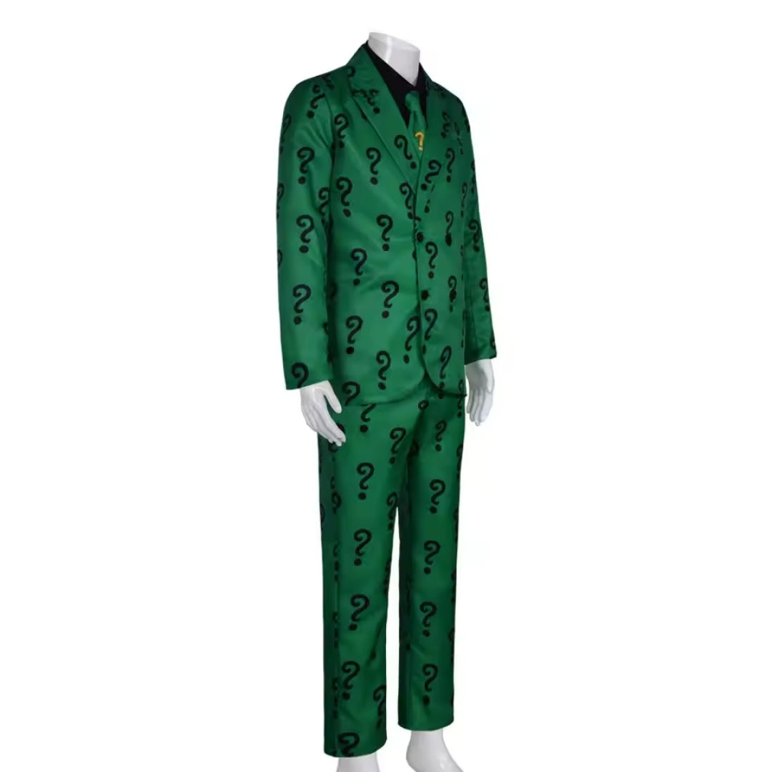 Halloween Kostuum - Riddler Complete Outfit voor Heren