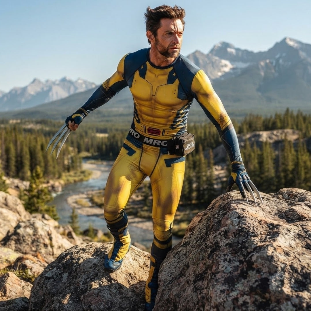Halloween Cosplay Kostuum - Wolverine