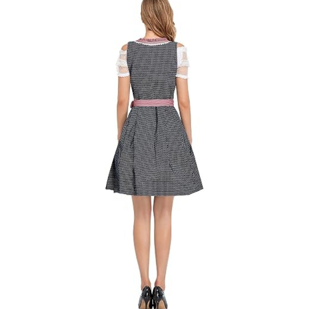 Traditionele Oktoberfest Dirndl - Klassieke Stijl Met Schort
