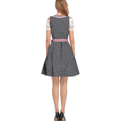 Traditionele Oktoberfest Dirndl - Klassieke Stijl Met Schort