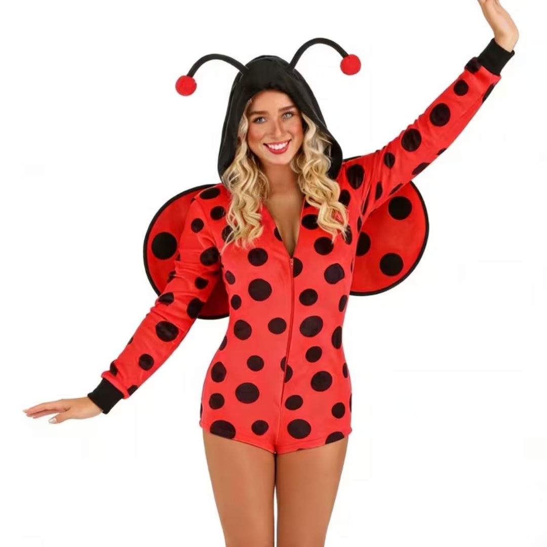 Halloween Lieveheersbeestje Kostuum - Vleugels en Voelsprieten