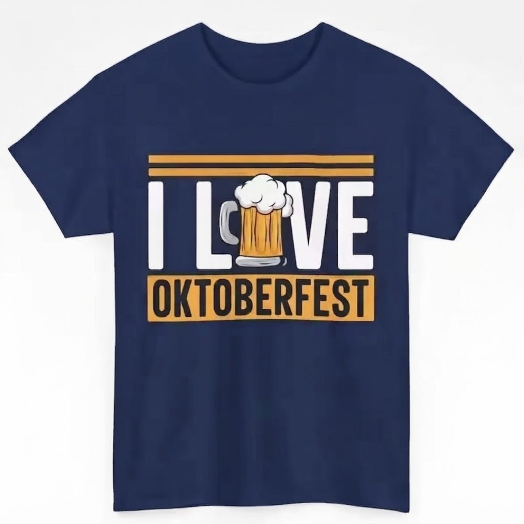 Oktoberfest T-Shirt - Feestelijke Bierprint Voor Heren