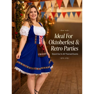 Traditionele Oktoberfest Dirndl Grote Maten - Sara