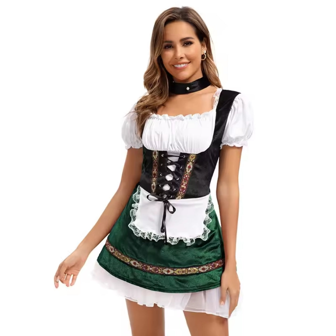 Oktoberfest Dirndl - Moderne Stijl Met Veterdetails