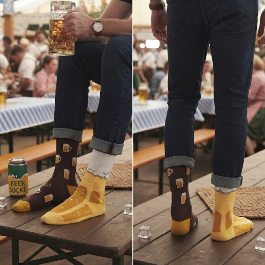 Oktoberfest Bier Sokken Verschillend - Unisex