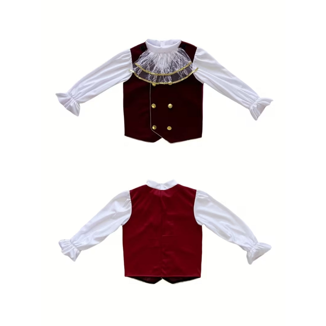 Halloween Vampier Kostuum Kinderen - 3-Delige Dracula Outfit met Cape