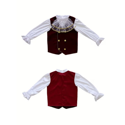 Halloween Vampier Kostuum Kinderen - 3-Delige Dracula Outfit met Cape