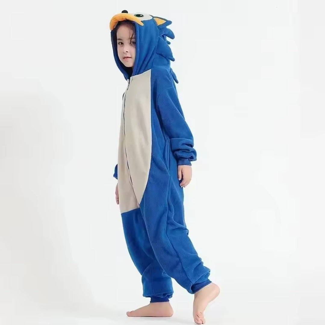 Zachte Onesie voor Jongens en Meisjes - Sonic