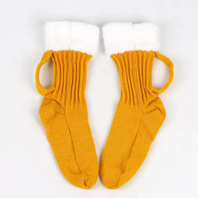 Oktoberfest Fluffy Bier Sokken - Unisex