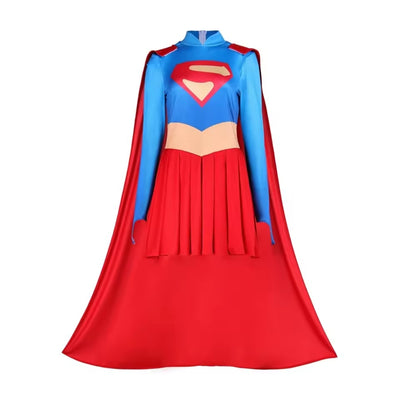 Super Woman Kostuum voor Dames met Cape