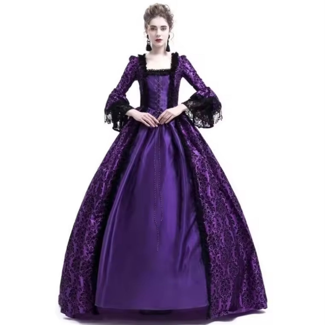 Halloween Victoriaanse Jurk met Kant - Gothic