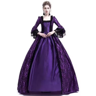 Halloween Victoriaanse Jurk met Kant - Gothic