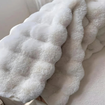 Vloerkleed - Rond Model Met Zachte Bubbelstructuur
