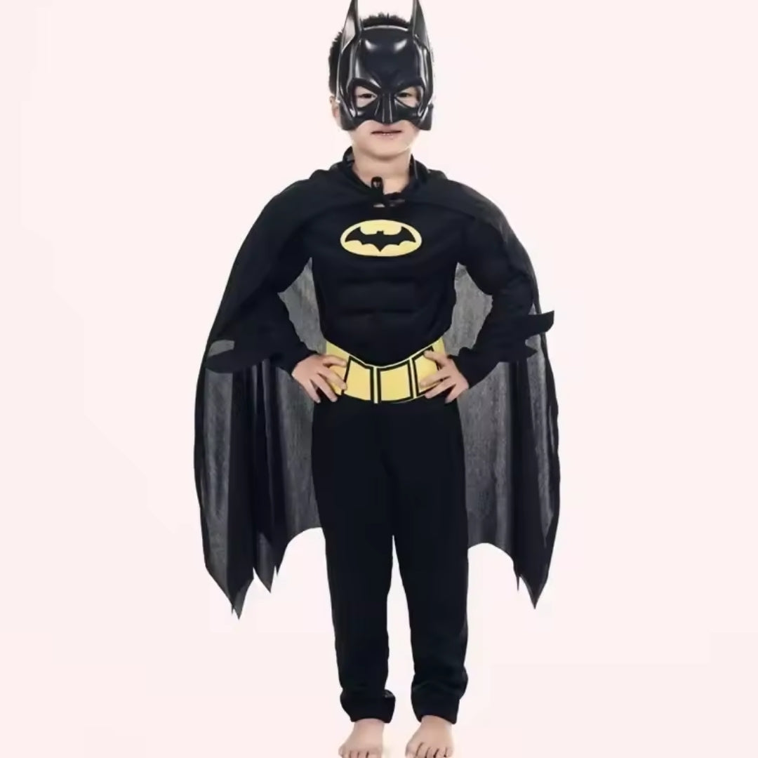 Halloween Batman Kostuum Kinderen met Cape en Masker