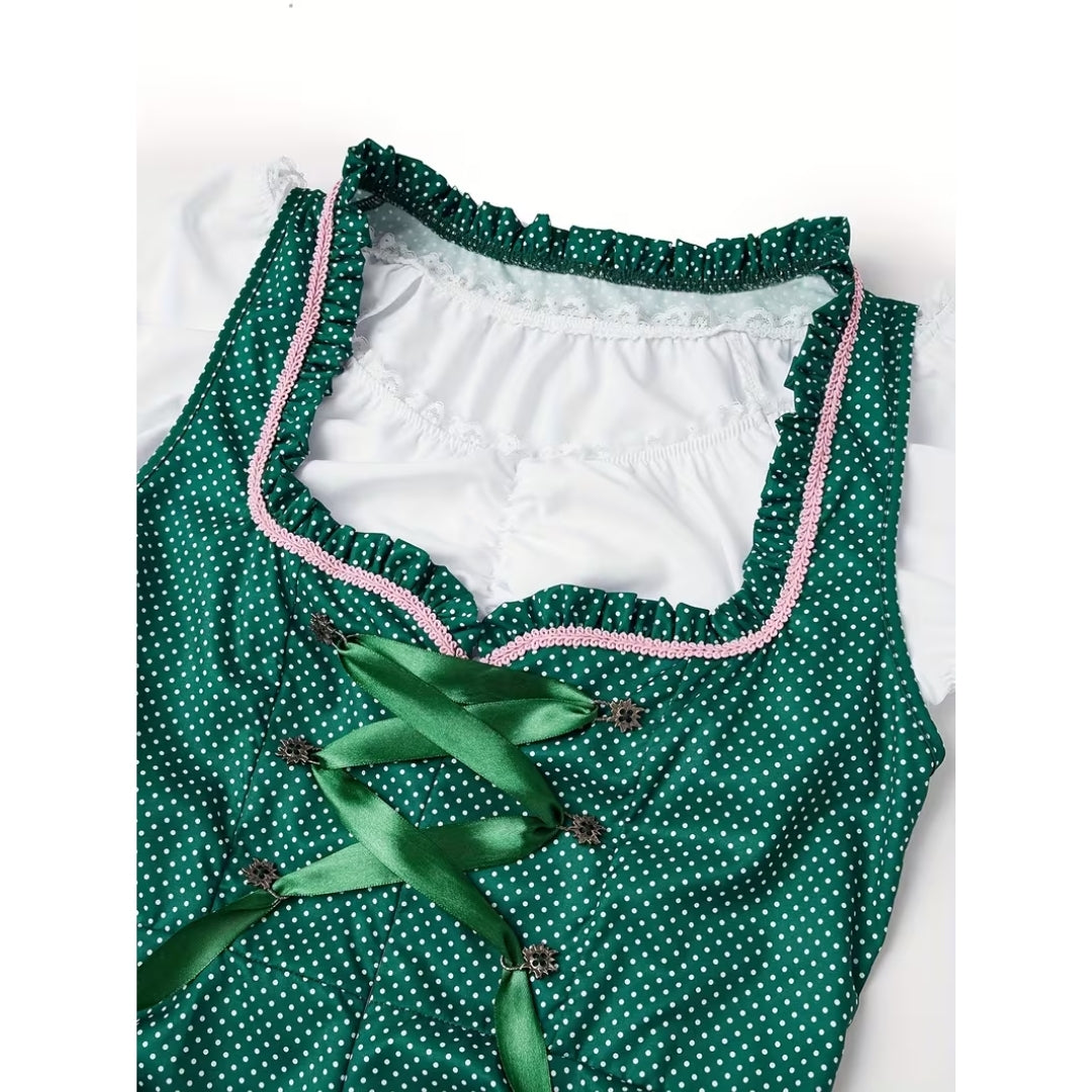 Oktoberfest Dirndl Met Blouse En Schort Set - Sophie