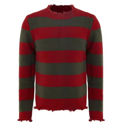 Halloween Freddy Krueger Echte Wollen Trui met Hoed