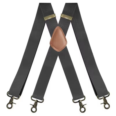 Bretels - Vintage X-Model Met Vier Metalen Haken